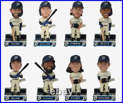2024 City Connect Dodgers Foco Mini Bobblehead Set Ohtani Yamamoto World Series