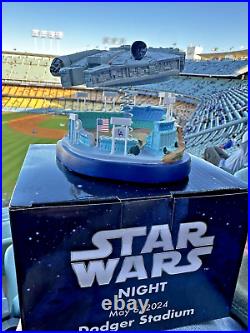 2024 Star Wars Night LA Dodgers Millennium Falcon Bobble Bobblehead SGA