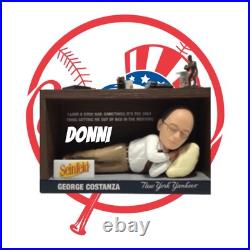 2025 New York Yankees George Costanza Sleeping Desk Bobblehead Seinfeld