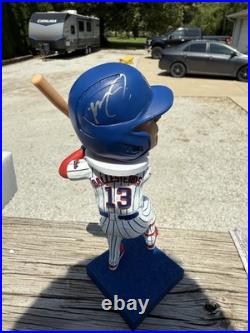 2025 SGA HAND SIGNED Iowa CUBS Moises Ballesteros Bobblehead Chicago Cubs Nib