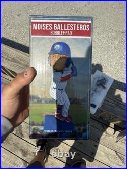 2025 SGA HAND SIGNED Iowa CUBS Moises Ballesteros Bobblehead Chicago Cubs Nib