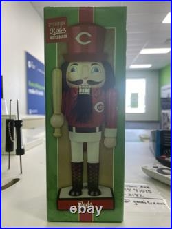 2nd Edition Cincinnati Reds Nutcracker Limited Edition Bobblehead RARE IN BOX