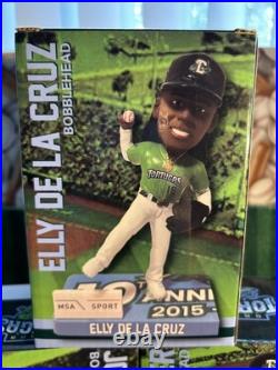 (4) 2025 Daytona Tortugas Bobble heads De La Cruz India Collier Stephenson Reds