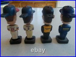 4 Bobble Heads Baseball Racing 3 Post Cereal & 7 Sports Figurines 4 1990's