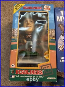 4 bobble heads 2 loose Dodger Brian Jordan Casey Cal Ripken Jr lot collection