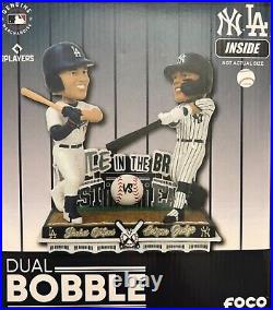 AARON JUDGE SHOHEI OHTANI BOBBLEHEAD 2024 BATTLE NY YANKEES LA DODGERS #d OF 100