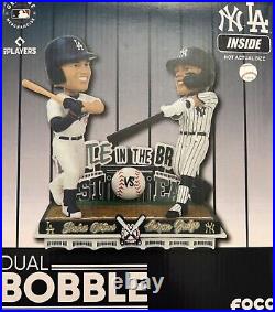 AARON JUDGE SHOHEI OHTANI BOBBLEHEAD 2024 BATTLE NY YANKEES LA DODGERS #d OF 100