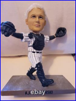 AJ Pierzynski bobblehead White SOX Black Out GameMint in box