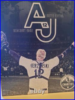 AJ Pierzynski bobblehead White SOX Black Out GameMint in box