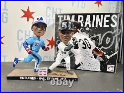 AUTOGRAPHED TIM RAINES BOBBLEHEAD / Chicago White Sox Montreal Expos / 2017 HOF