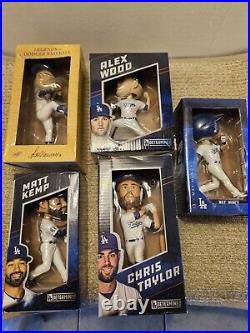 A Bundle Of 5 Dodger Bobbleheads Unopened. Please Read Description For More Info