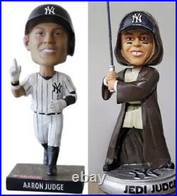 Aaron Judge Bobblehead Qty 2 SGA 2022 & 2018 Star Wars Jedi New York Yankees