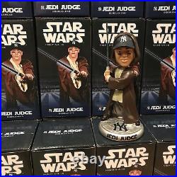 Aaron Judge Bobblehead Qty 2 SGA 2022 & 2018 Star Wars Jedi New York Yankees