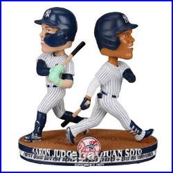 Aaron Judge & Juan Soto New York Yankees 100+ RBI & 100+ BB Dual Bobblehead MLB