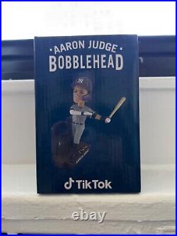 Aaron Judge N. Y. Yankee bobblehead AND basketball jersey NEW Stadium give away