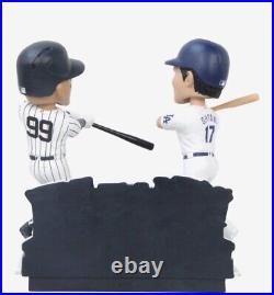 Aaron Judge & Shohei Ohtani NY Yankees & LA Dodgers Battle Bronx Bobblehead FOCO