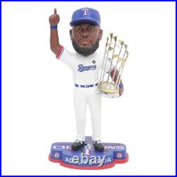 Adolis Garcia Texas Rangers 2023 World Series Champions Bobblehead MLB Baseball