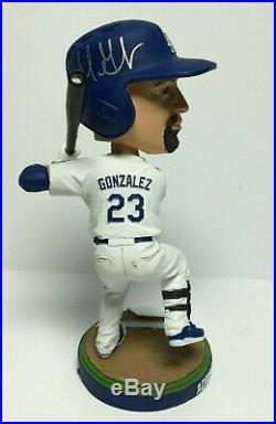 Adrian Gonzalez Signed Los Angeles Dodgers 2013 SGA Baseball Bobblehead PSA