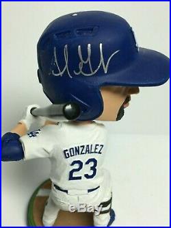 Adrian Gonzalez Signed Los Angeles Dodgers 2013 SGA Baseball Bobblehead PSA