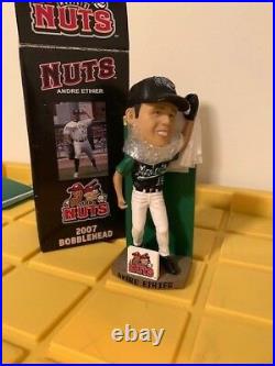 Andre Ethier Modesto Nuts Wall Catch Bobbleheadlos Angeles Dodgers