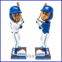 Anthony Santander Switch Hitter Bobblehead Left And Right Pair Toronto Blue Jays