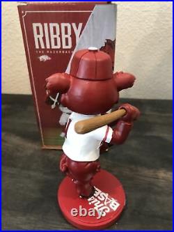 Arkansas Razorbacks Baseball Limited Edition Ribby Bobblehead Bobble Head