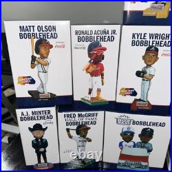 Atlanta Braves 2023 Bobblehead Set Truist Park / No Blooper