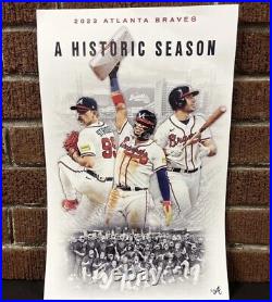 Atlanta Braves 2023 Season Bobblehead/Chain SGA Set Plus Poster & Kids Lunch Box