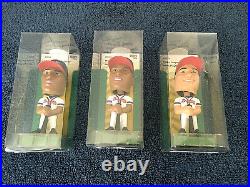 Atlanta Braves Baseball Chipper Maddux Glavine MLB Mini Bobblehead Set UDA NIB