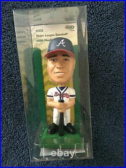 Atlanta Braves Baseball Chipper Maddux Glavine MLB Mini Bobblehead Set UDA NIB