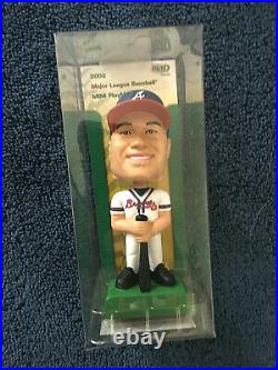 Atlanta Braves Baseball Chipper Maddux Glavine MLB Mini Bobblehead Set UDA NIB