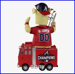 Atlanta Braves Blooper Fire Truck World Series Celebration Bobblehead Foco Bnib