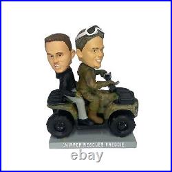 Atlanta Braves Chipper Jones And Freddie Freeman ATV Rescue Bobblehead
