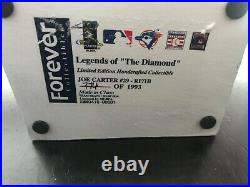 Autographed Joe Carter Legends of the Diamond Limited Edition Bobblehead ET