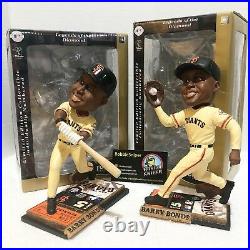 BARRY BONDS San Francisco Giants Fielding/Hitting Ticket Base Bobble Head