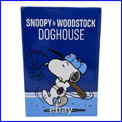BDA Sports MLB Toronto Blue Jays Snoopy & Woodstock Doghouse Bobblehead