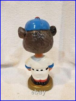 BEAUTIFUL 1964-67 Chicago Cubs Gold Round Base Bobblehead, VINTAGE&NICE