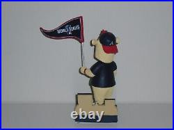 BLOOPER Atlanta Braves Mascot 2021 Bobblehead World Series Pennant Flag Edition