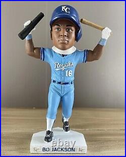 BO JACKSON Kansas City Royals Charities SGA Broken Bat Nodder Bobblehead NIB