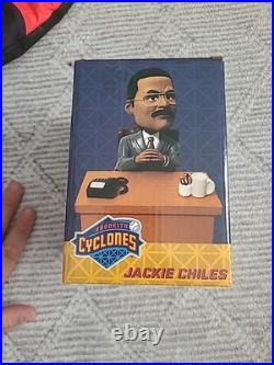 BROOKLYN CYCLONES JACKIE CHILES SEINFELD Bobblehead Special Ticket SGA Mets 2017