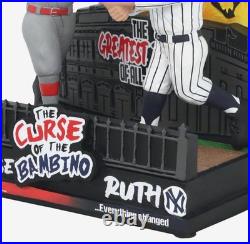 Babe Ruth Boston Red Sox & New York Yankees Curse Bambino Dual Bobblehead FOCO