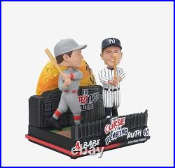 Babe Ruth Boston Red Sox & New York Yankees Curse Bambino Dual Bobblehead FOCO