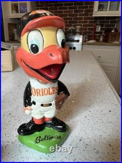 Baltimore Orioles 1960s Vintage Bobblehead Nodder Mint Condition And Original