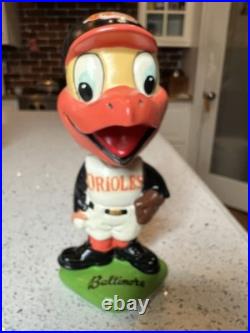 Baltimore Orioles 1960s Vintage Bobblehead Nodder Mint Condition And Original
