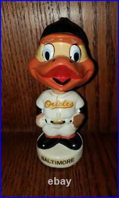 Baltimore Orioles Bird Head Mini Nodder/Bobblehead/Bobbing Head Mint