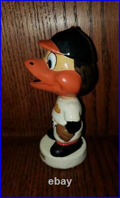 Baltimore Orioles Bird Head Mini Nodder/Bobblehead/Bobbing Head Mint