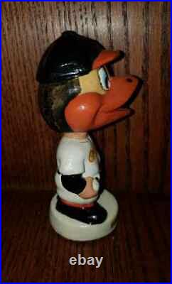 Baltimore Orioles Bird Head Mini Nodder/Bobblehead/Bobbing Head Mint