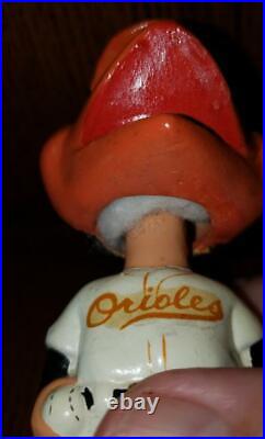 Baltimore Orioles Bird Head Mini Nodder/Bobblehead/Bobbing Head Mint