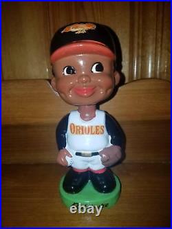 Baltimore Orioles Black Face Vintage Bobblehead/Nodder/Bobbing Head/Mint w Box