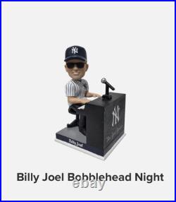 Billy Joel New York Yankees Bobblehead Giveaway 7/11/2025 SGA New In Box Presale